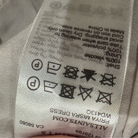 All Saints snakeskin print wrap dress ❤️ - Picture 9 of 9